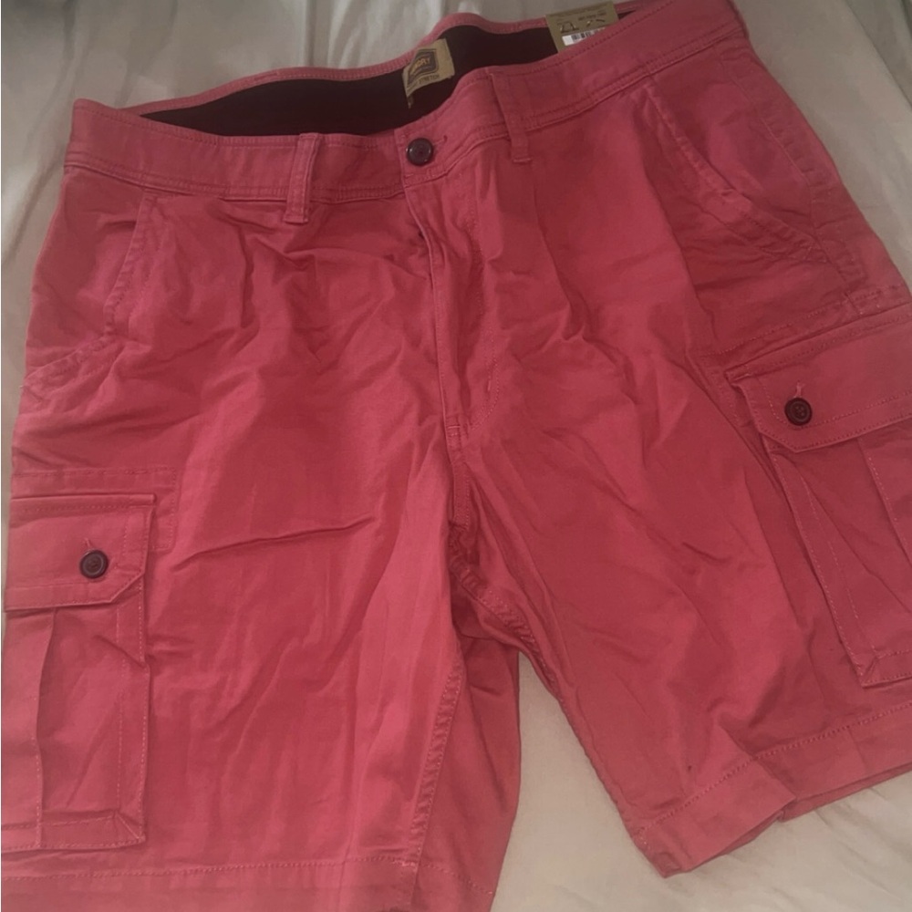 Men's Pink Cargo Shorts